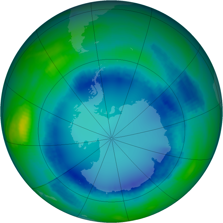 Ozone Map 2000-08-07